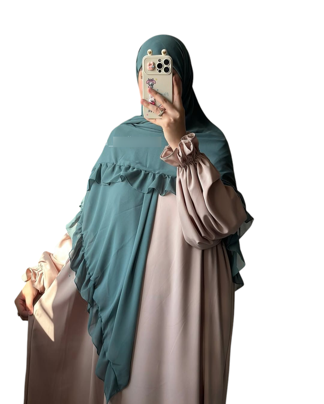 خمار شرعي كشكة 150*150 فولار