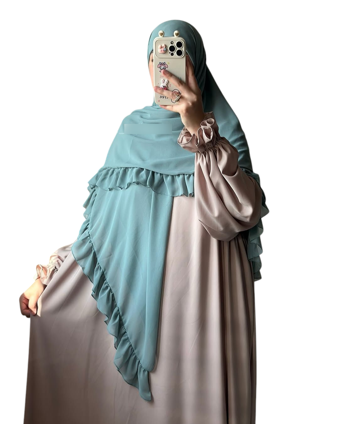 خمار شرعي كشكة 150*150 فولار