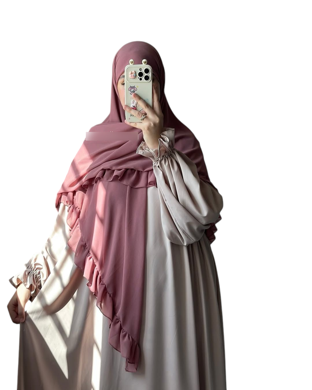 خمار شرعي كشكة 150*150 فولار