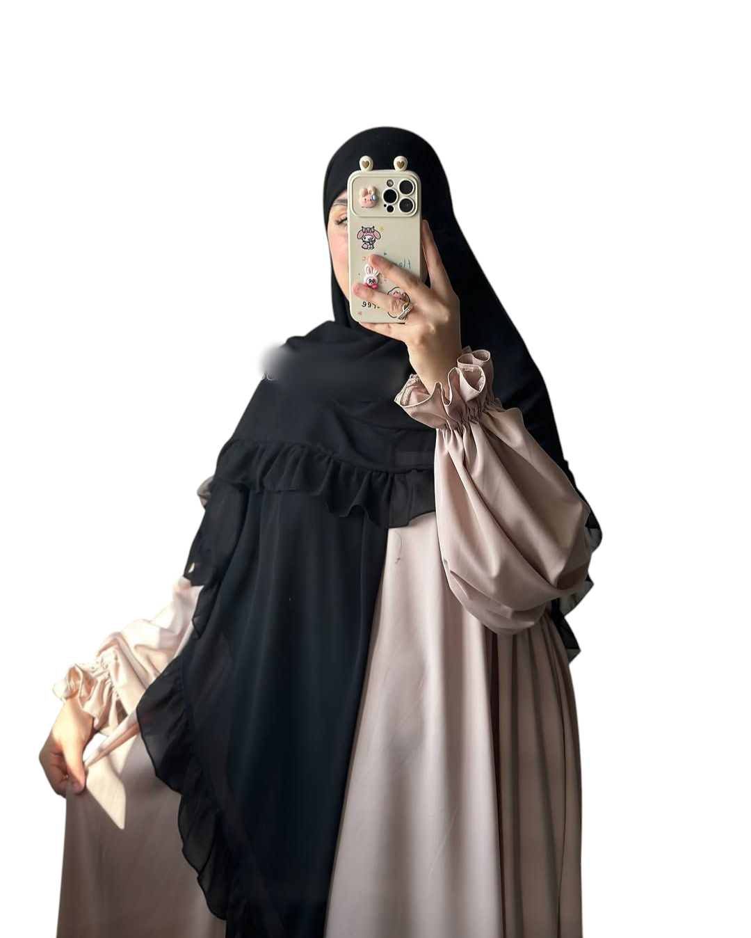 خمار شرعي كشكة 150*150 فولار