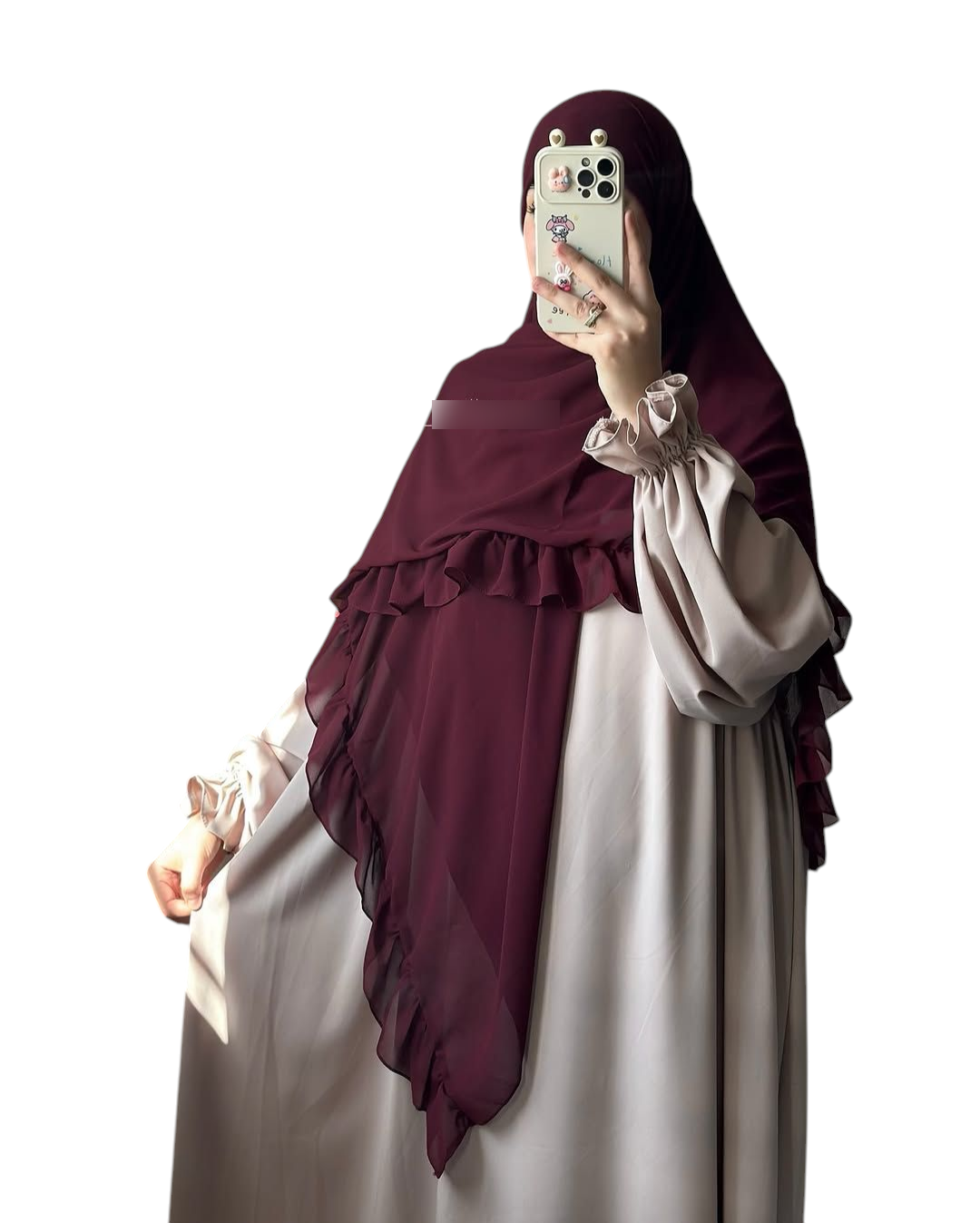خمار شرعي كشكة 150*150 فولار