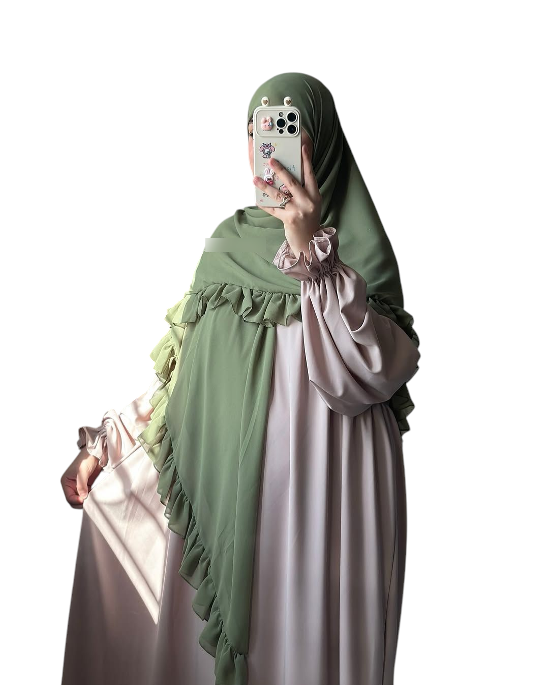 خمار شرعي كشكة 150*150 فولار